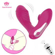 SacKnove 2021 New Breast Sucker Wireless Remote Stimulator Adult Products Female Clitorial Sucking Sex Toy Vibrator